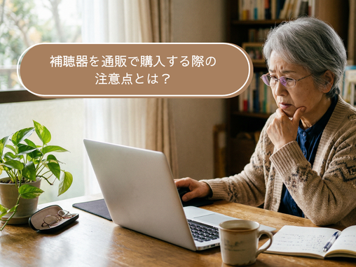 補聴器を 通販で購入する際の 注意点とは？